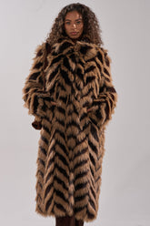 AUTUMN FAUX FUR COAT