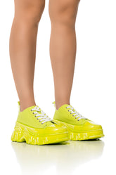 THE BLOG LIME SNEAKER