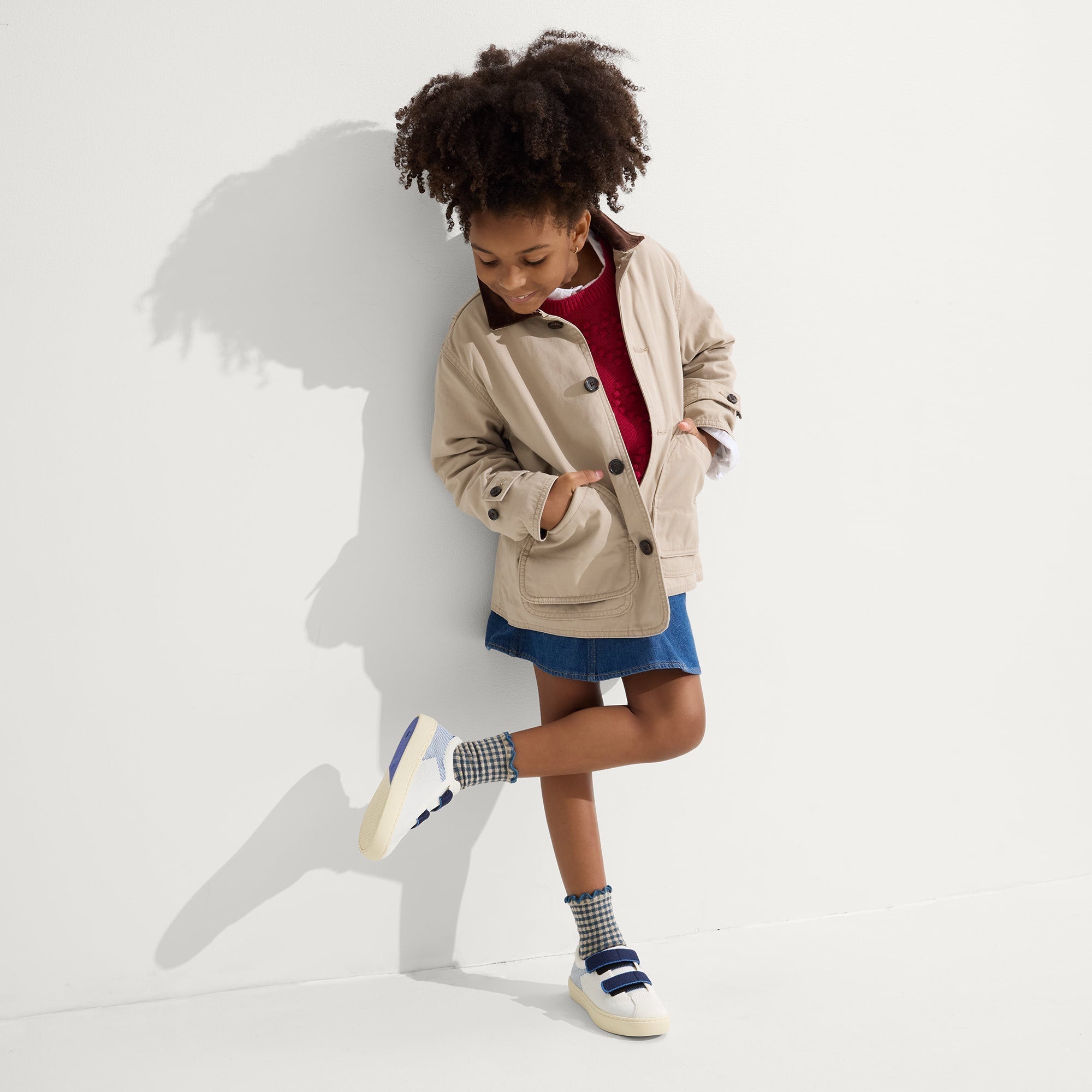 The Kids Strap Sneaker - Blue Raspberry