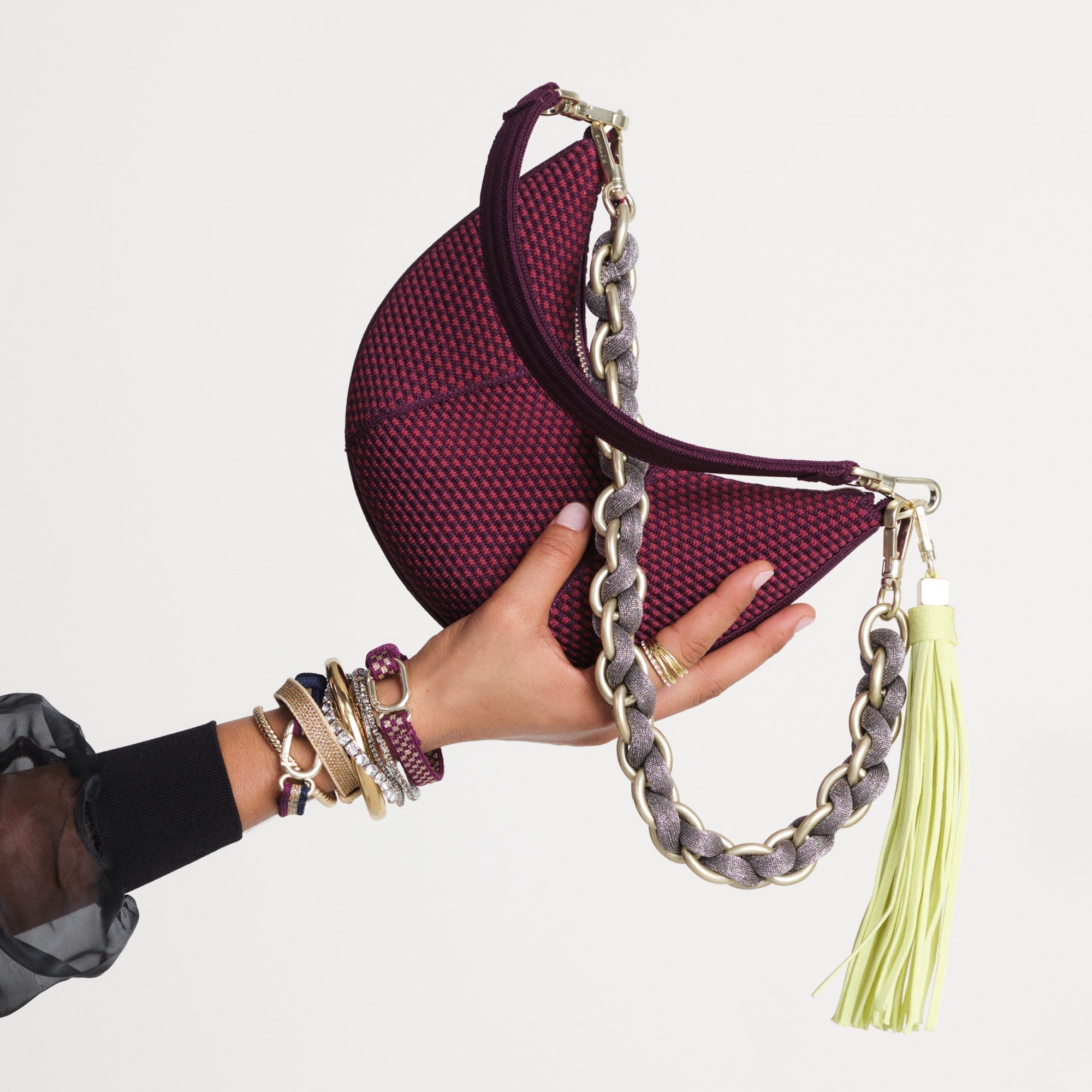 The Shoulder Strap - Golden Silver Chain