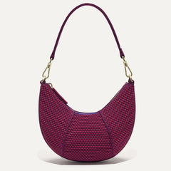 The Mini Crescent Bag - Beet