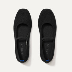 The ReVelvet™ Max Square Mary Jane - ReVelvet™ Black