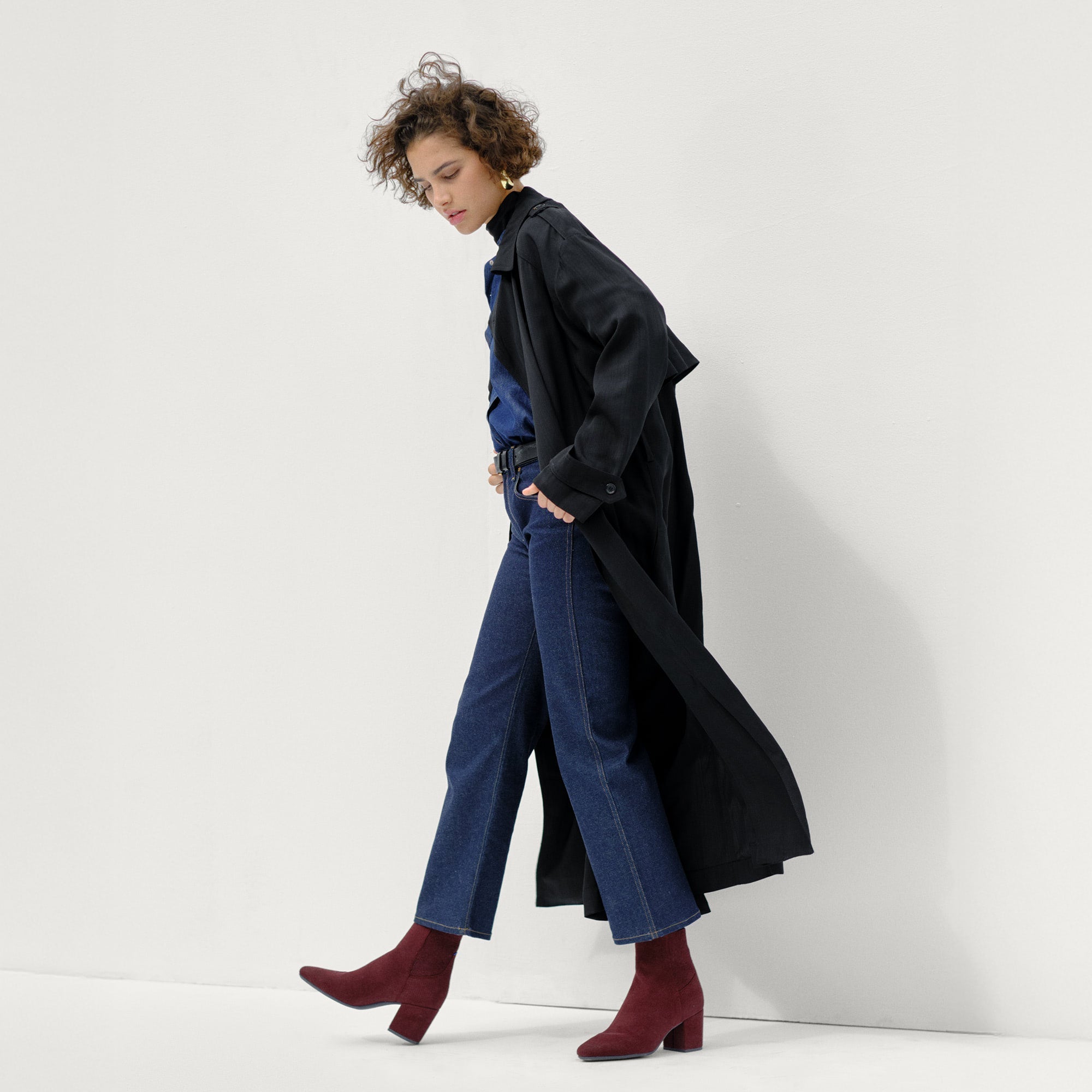 The ReVelvet™ High Classic Boot - ReVelvet™ Syrah