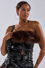 ALL THE BIG ONES CORSET WITH FUR