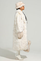 TOASTED MARSHMALLOW FUR COAT