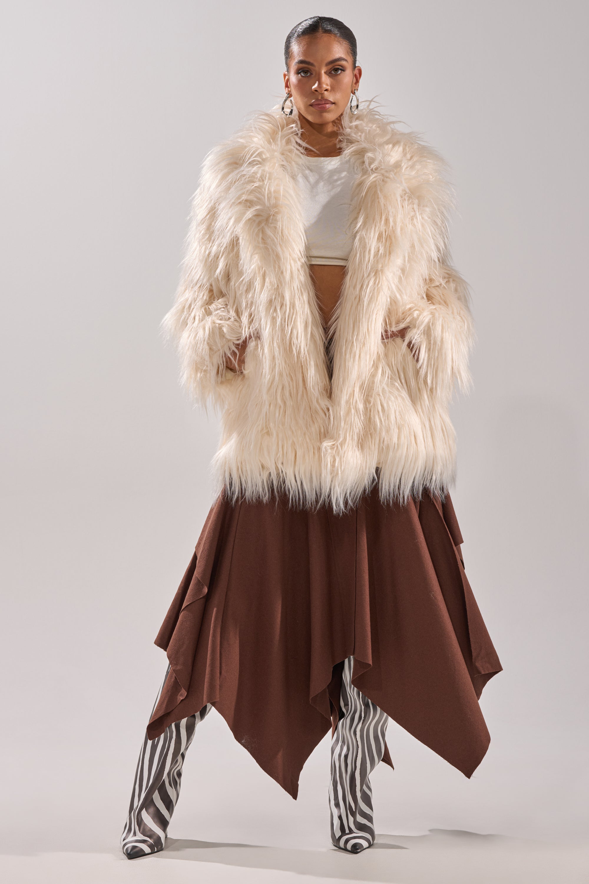 PARK CITY FAUX FUR COAT