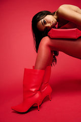 AZALEA WANG ORSON RED BOOTIE