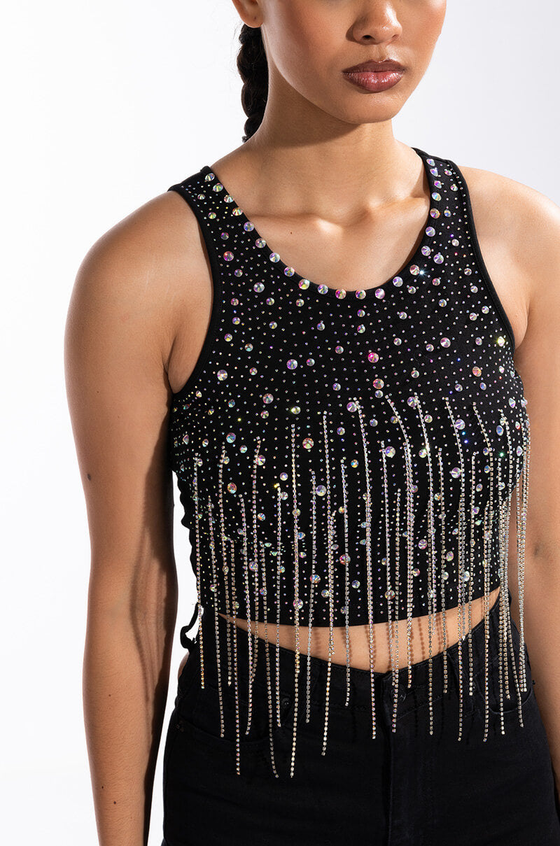 BIDI BIDI BOM BOM EMBELLISHED TANK