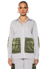 CALLIE BUTTONDOWN TOP