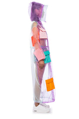 COLOR BLOCK POCKET DUSTER
