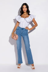 JULIETTE OFF THE SHOULDER BLOUSE WITH CORSET DETAIL