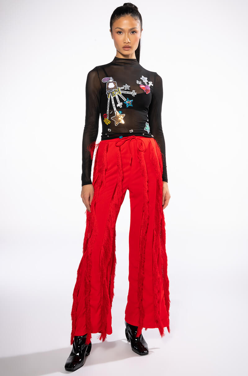 DREAM CHASER LONG SLEEVE MESH TOP