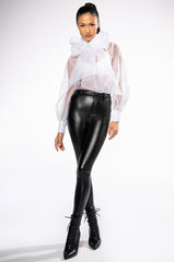 ELIZA MULTI WEAR SHEER BLOUSE