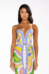 EMILEE DEEP V CORSET TOP