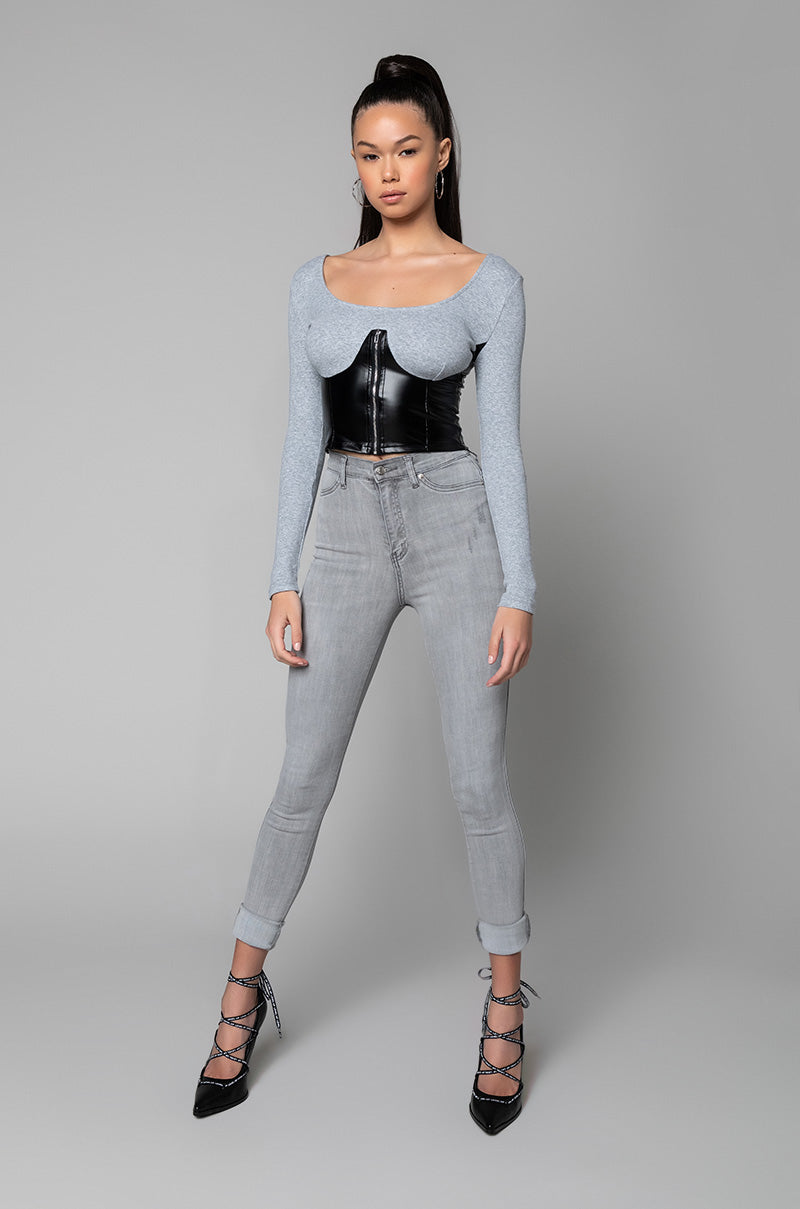FLEX-FIT HIGH WAISTED SUPER STRETCHY SKINNY JEANS