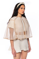 FIT FOR A QUEEN MESH CAPE