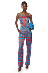 FREYA SATIN PRINTED JOGGER