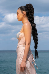 FRIENDZONE RHINESTONE APPLIQUE SLEEVELESS MESH CROP TOP