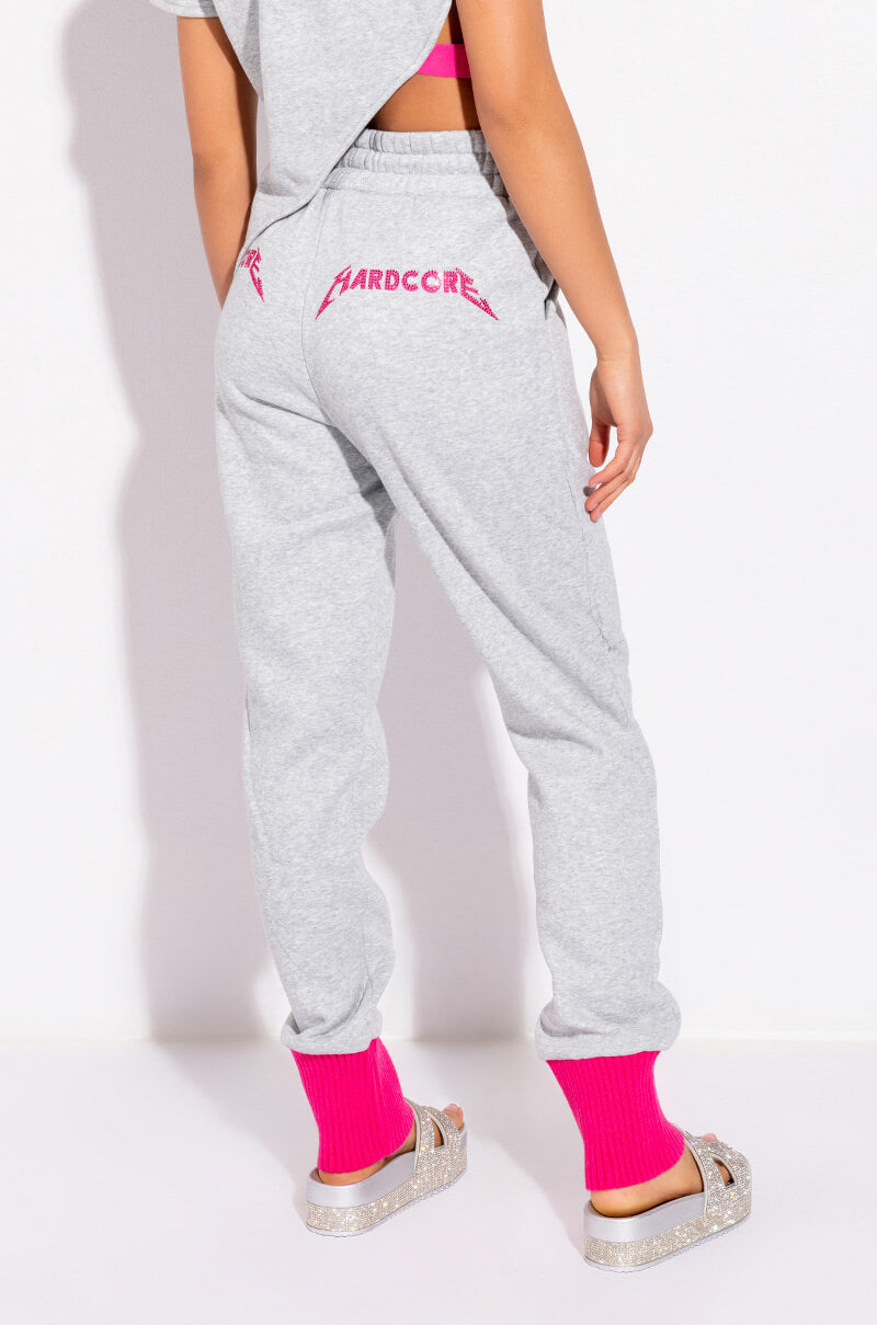 HARD POP OF COLOR SKINNY JOGGER