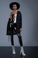 HEY NOW MESH BLAZER DUSTER