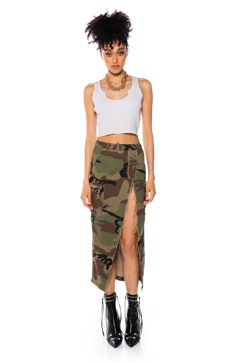 INVINCIBLE CAMO CARGO POCKET PANT