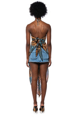 ISLAND DREAMER OMBRE HALTER TOP