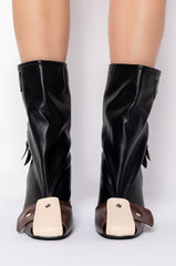 MULTI COLORED CHUNKY BOOTIE