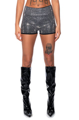 LINE UP EMBELLISHED CLUB SHORTS
