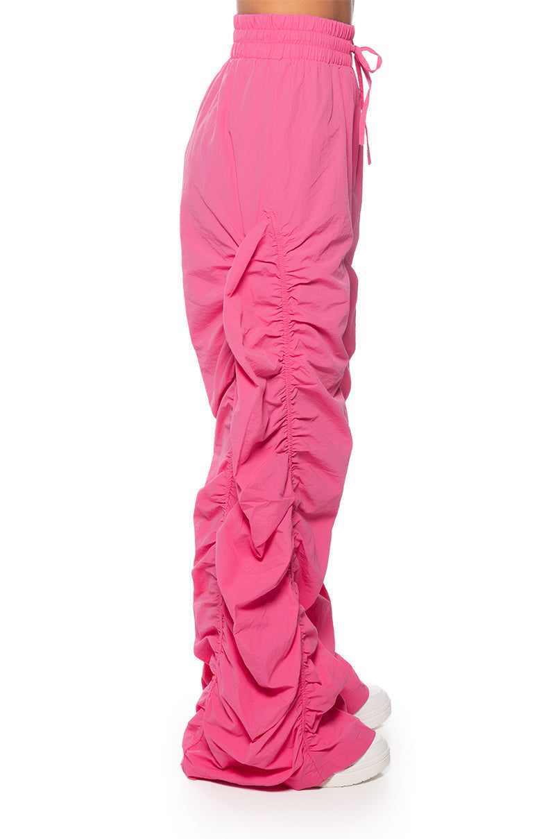LOTTI RUCHED NYLON JOGGER