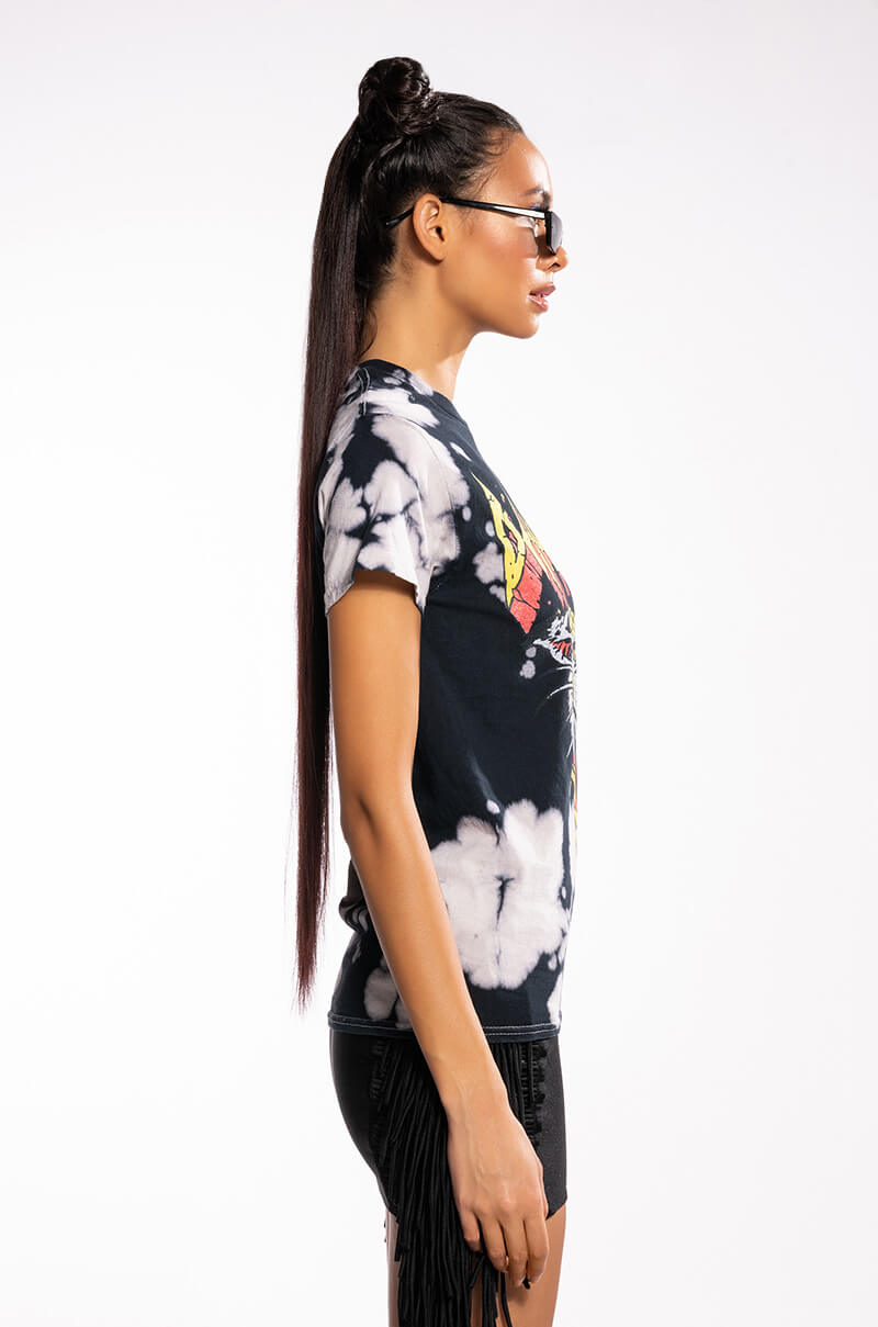 LOVE BITES TIE DYE GRAPHIC BAND TSHIRT