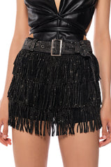 NASHVILLE NIGHTS EMBELLISHED SHORTS