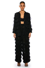 NEXT TIME TEXTURED WIDE LEG PANT