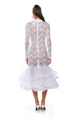 NIGHT OF MY LIFE LACE MAXI DRESS