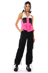 OLLIE MULTICOLOR SLEEVELESS BLOUSE