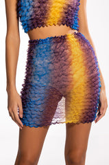 PALOMA TEXTURED MINI SKIRT