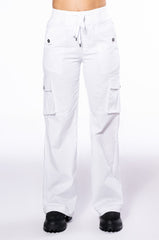 PARKER WIDE LEG CARGO PANTS