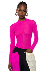 PAXTON SEXY MESH CASUAL BODYSUIT