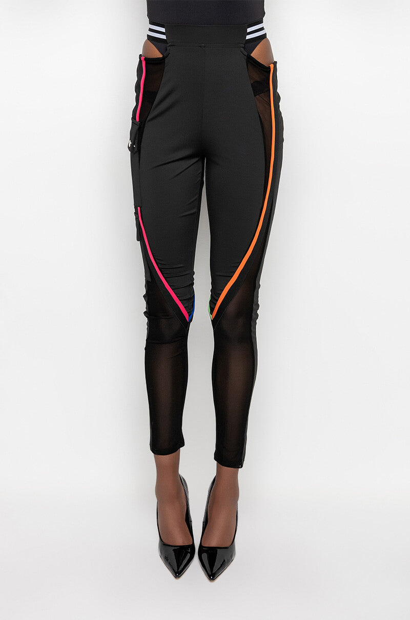 PUT IN WORK MESH PANEL CUTOUT LEGGING
