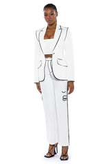 CELIA POP ART SCUBA PANTS