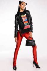 ICE SCUBA RUCHED ANKLE LEGGINGS