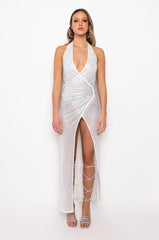 STUNNA RHINESTONE MAXI DRESS