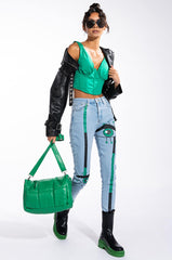 SUMMER FLING POPLIN CORSET