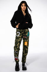 TEDDY ULTRA FUZZY HALF ZIP SWEATSHIRT