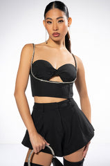 TGIF TWIST BRALETTE TOP