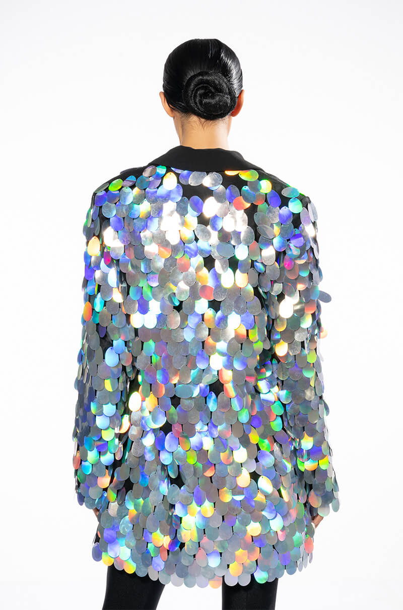 THE FINAL COUNTDOWN SEQUIN BLAZER