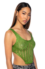 THE LUCKY ONE CROCHET TANK TOP