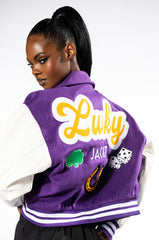 THIS IS MY LUCKY VARSITY JACKET
