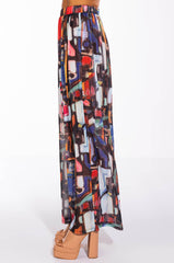 TIME TO SHINE MESH PALAZZO PANT