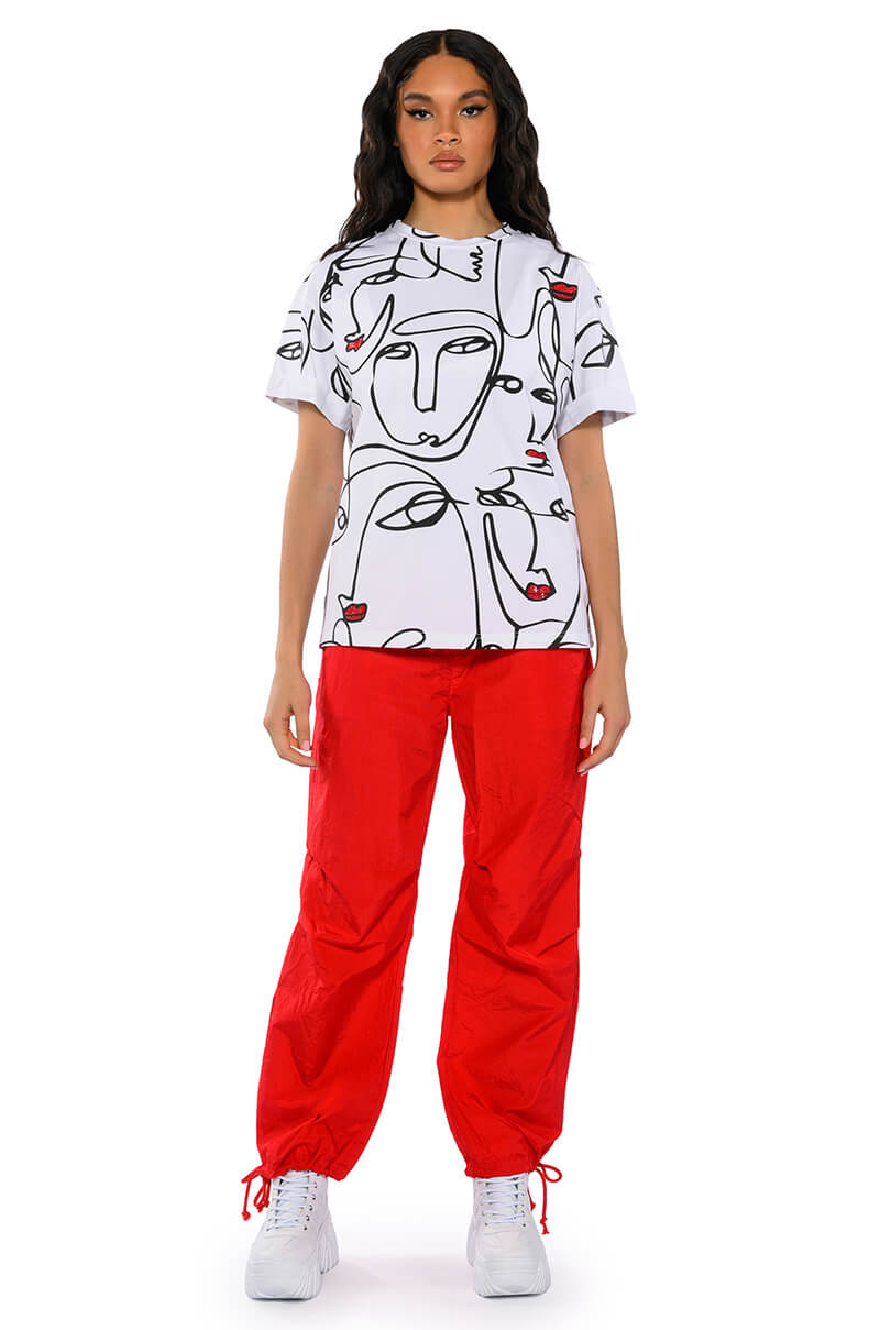 TOO LEGIT WIDE LEG CARGO PANTS