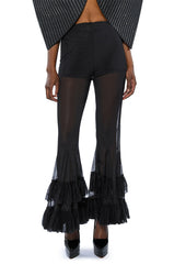 TRY AGAIN RUFFLED FLARE LEGGING